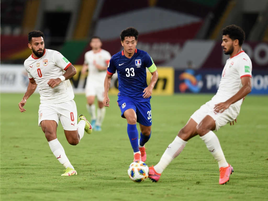巴林小胜约旦，韩国与马来西亚战平